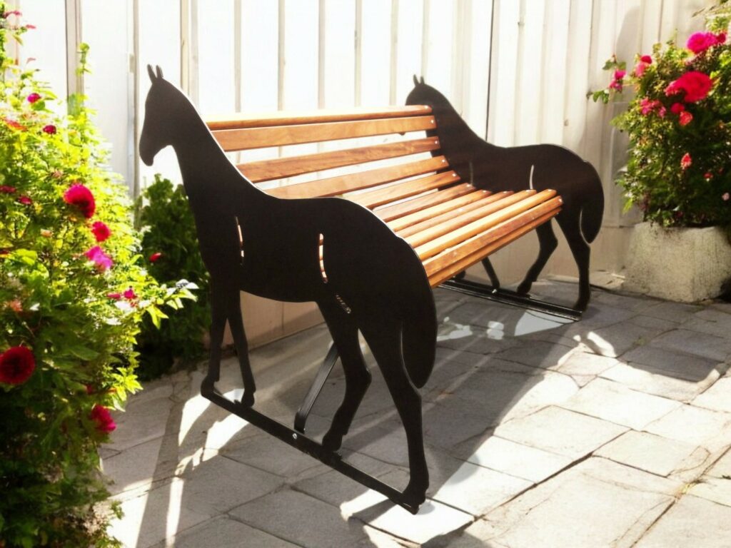 Horse Themed Bench