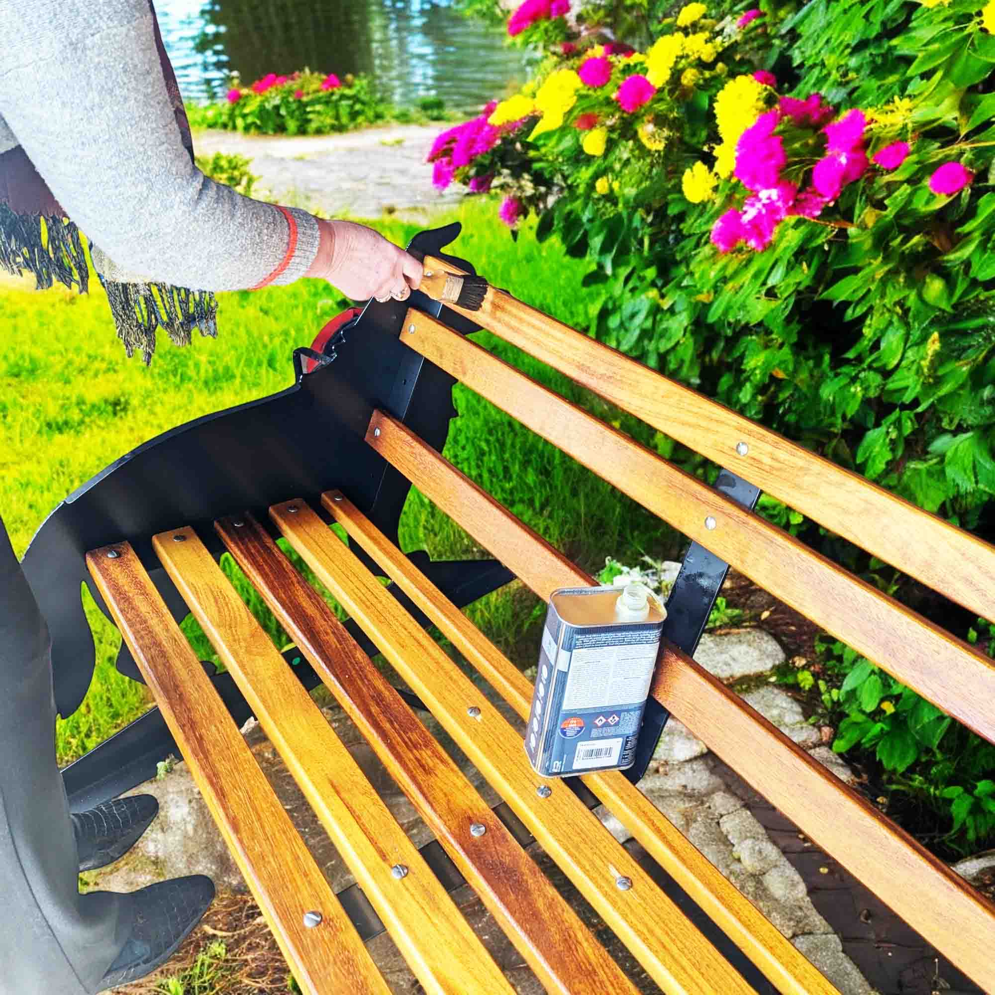 staining sityu bench