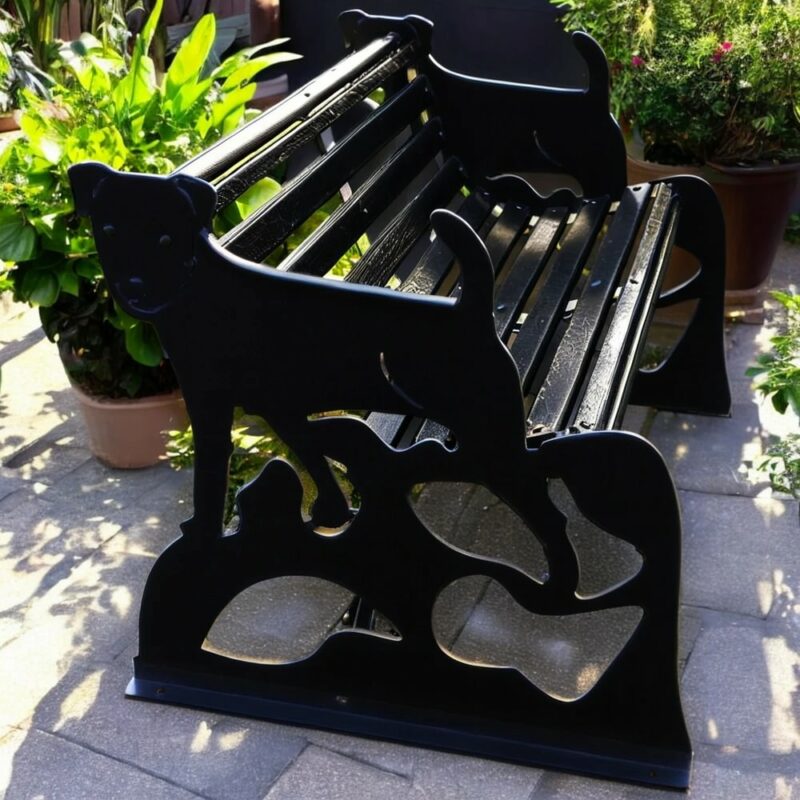 Jack Russell Garden Bench