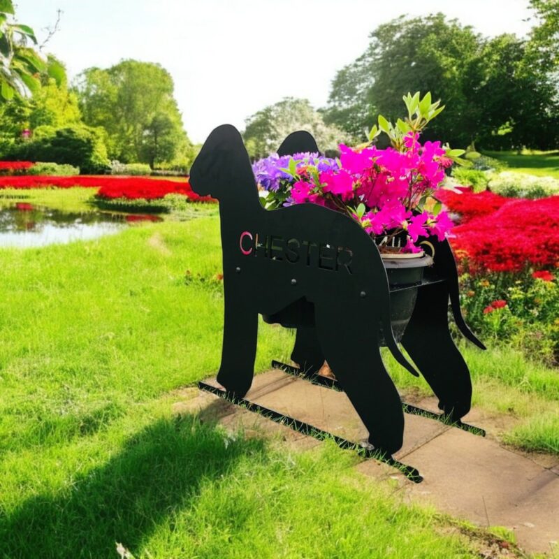 Bedlington Terrier Planter