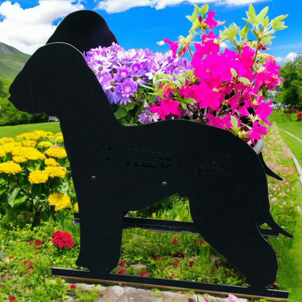 Bedlington Terrier Planter