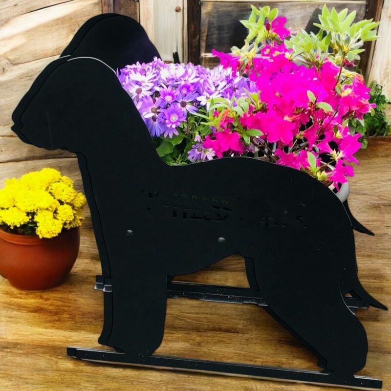 Bedlington Terrier Planter