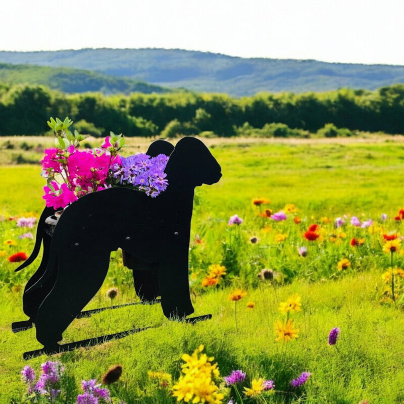 Bedlington Terrier Planter