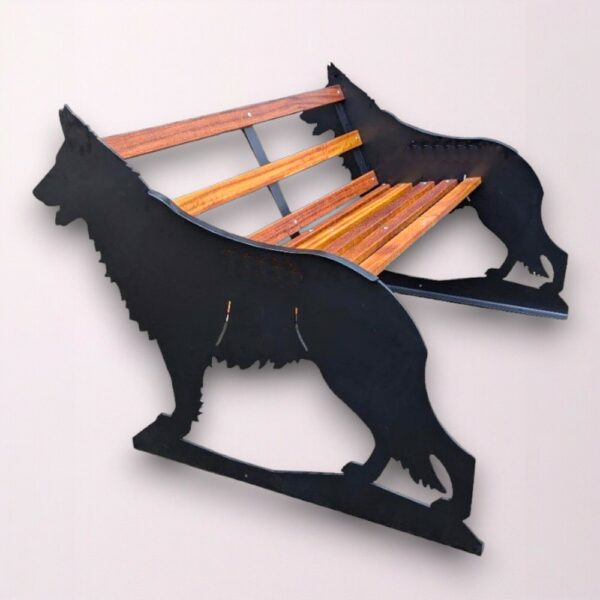 German Shepherd Bench