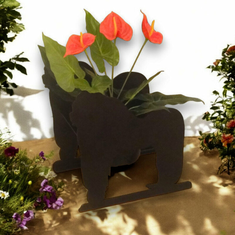 Gorilla flowerpot planter