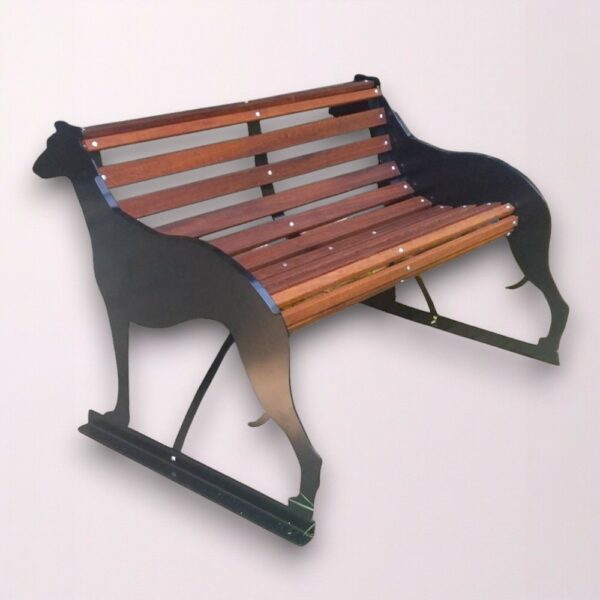Greyhound Themed Garden Bench