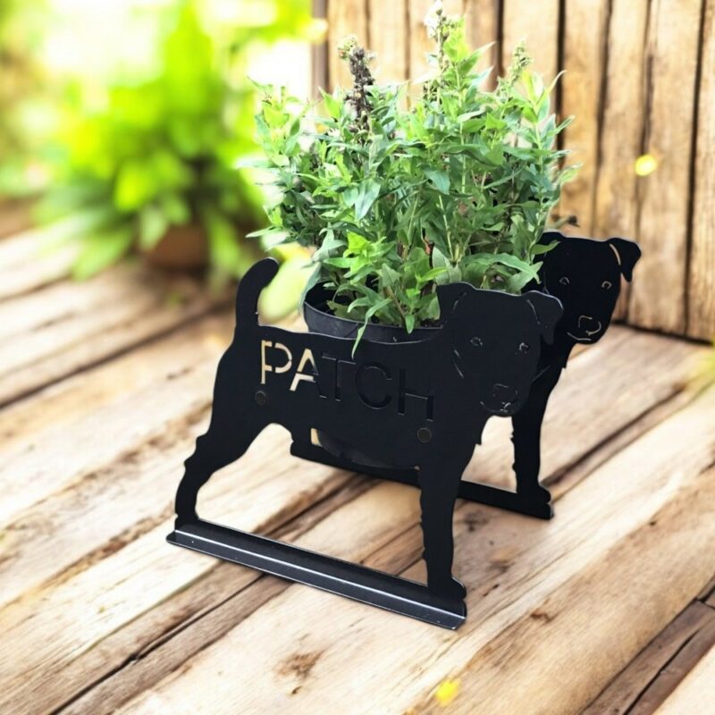 Jack Russell Flowerpot Planter