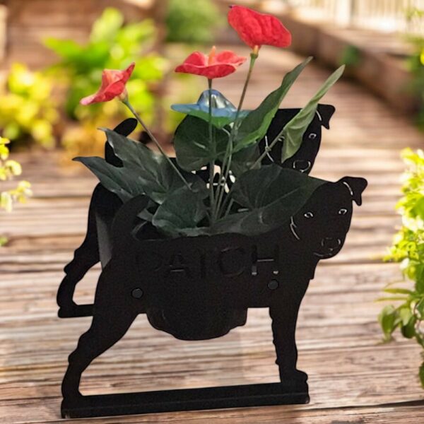 Jack Russell Flowerpot Planter