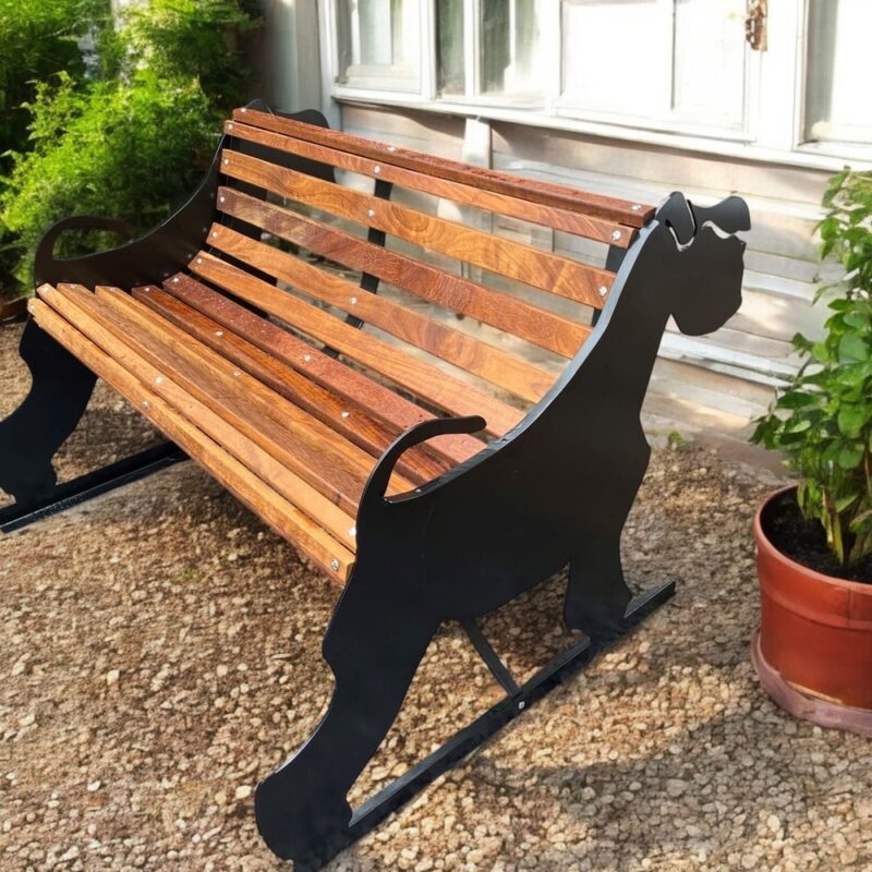 Miniature Schnauzer Bench