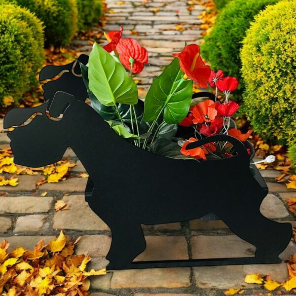 Miniature Schnauzer Planter