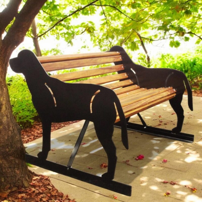 Labrador Themed garden bench