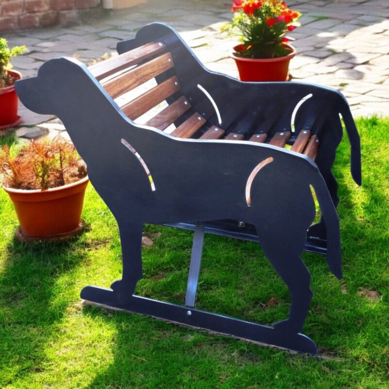 Labrador Themed garden bench