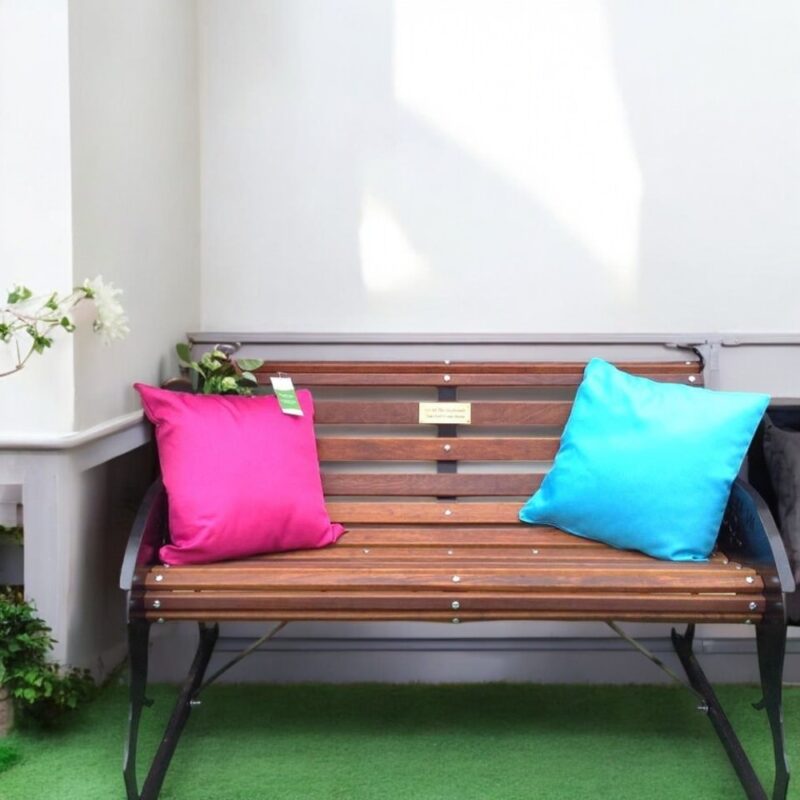 Greyhound themed garden bench