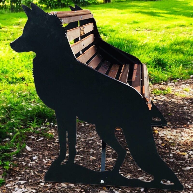 Fox Themed Garden Bench
