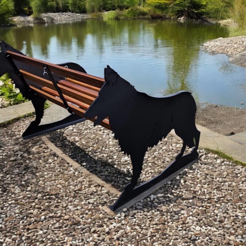 German Shepherd Bench