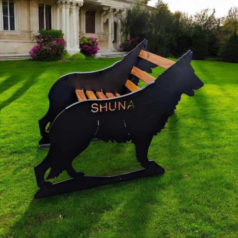 German Shepherd Bench