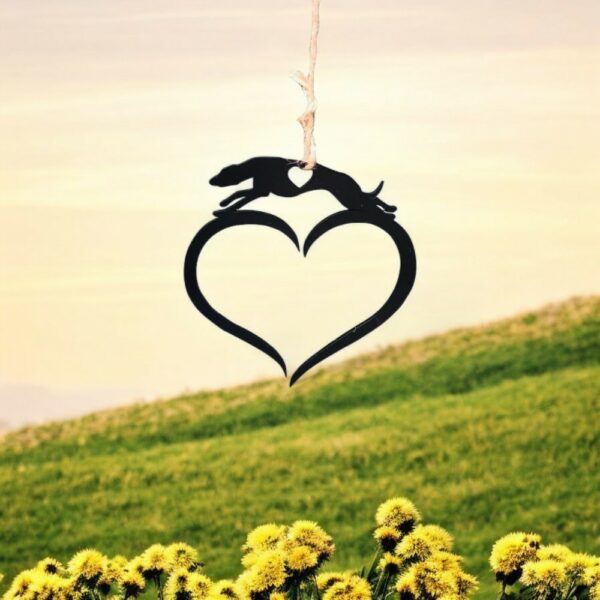 Greyhound Love Heart