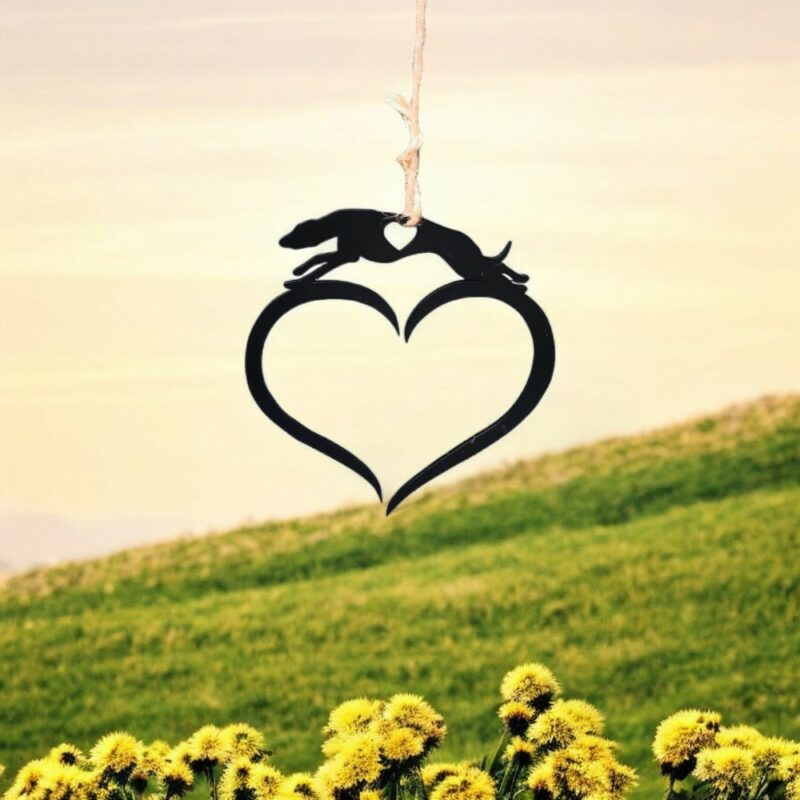 Greyhound Love Heart