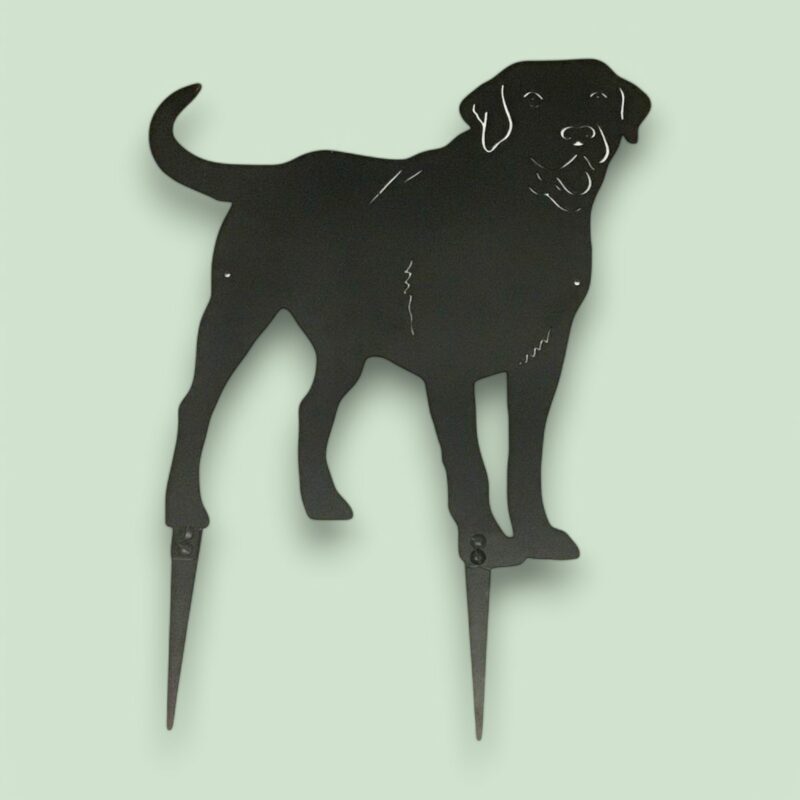 labrador garden stake