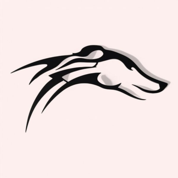 greyhound wall art