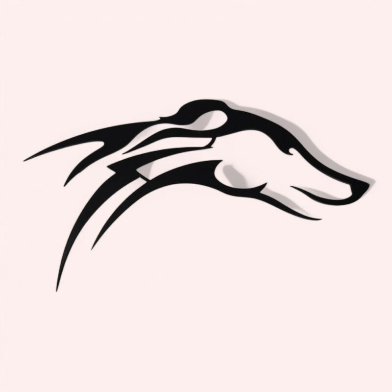 greyhound wall art